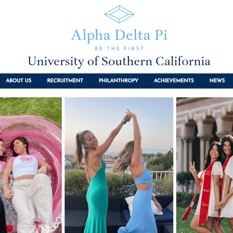 Woman Organization in Los Angeles California - Alpha Psi Chapter of Alpha Delta Pi
