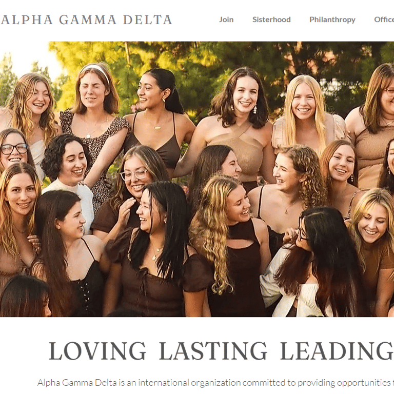 Woman Organization in Los Angeles California - UCLA Alpha Gamma Delta
